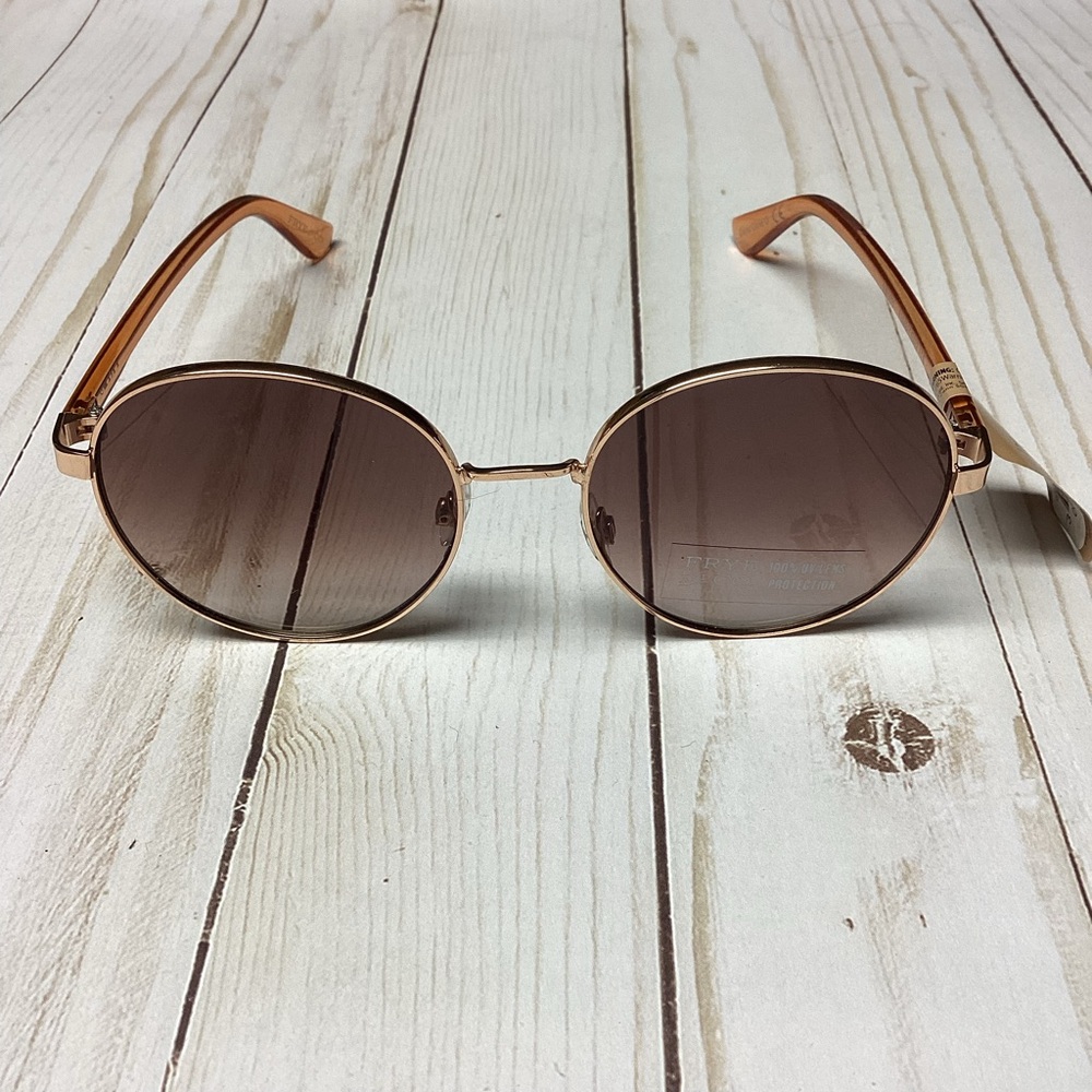 NWT Frye And Co. Gold Frame Sunglasses